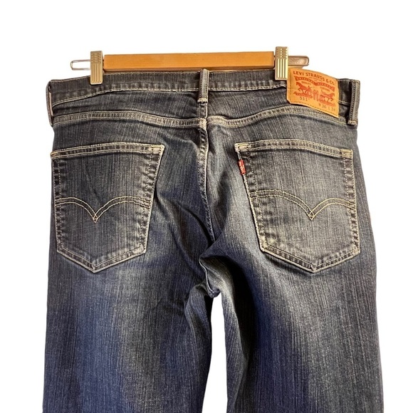 Levi's Strauss 511 Men's Jeans 36 Blue Dark Wash Slim Fit - Picture 7 of 14